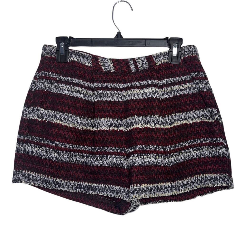 BCBGeneration Stripped Tweed Shorts